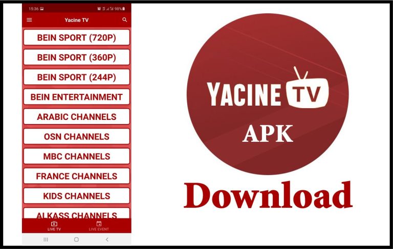 ⬇️ Download YacineTV  V3 .apk (7.97 MB)