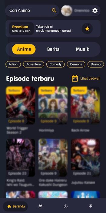 ⬇️ Gratis Anime Indo V3 mod premium  .apk (9.36 MB)