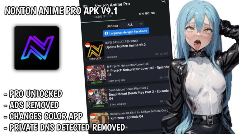 ✅ Gratis Nonton Anime Pro Mod V9.1.apk (9.23 MB)