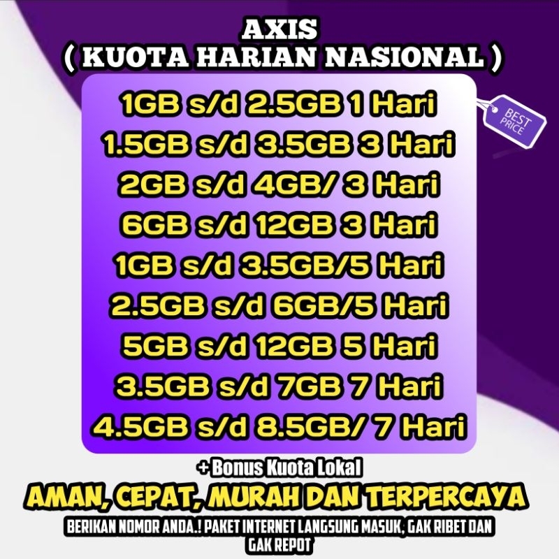 WS Axis Kuota Harian 15hari Unlock SSH bug 2 v2.hc