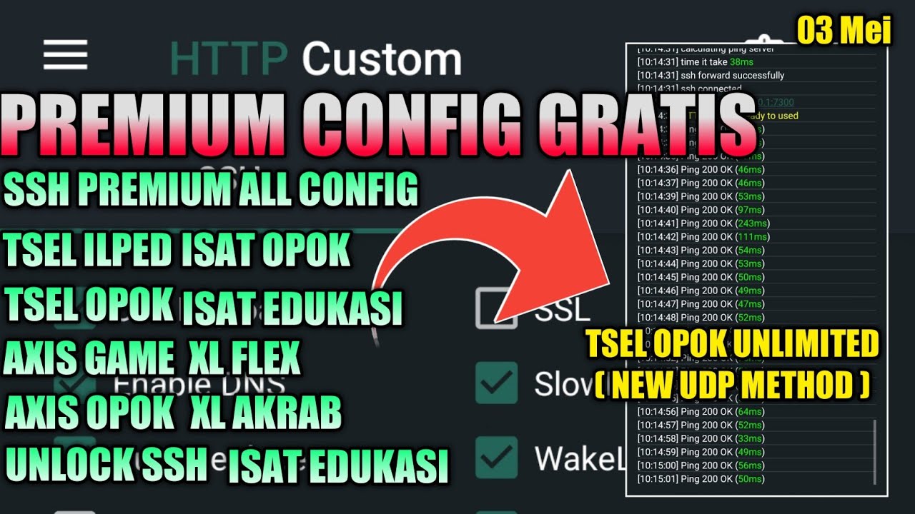 UDP PREMIUM AXIS ISAT TSEL TREE BYU.hc