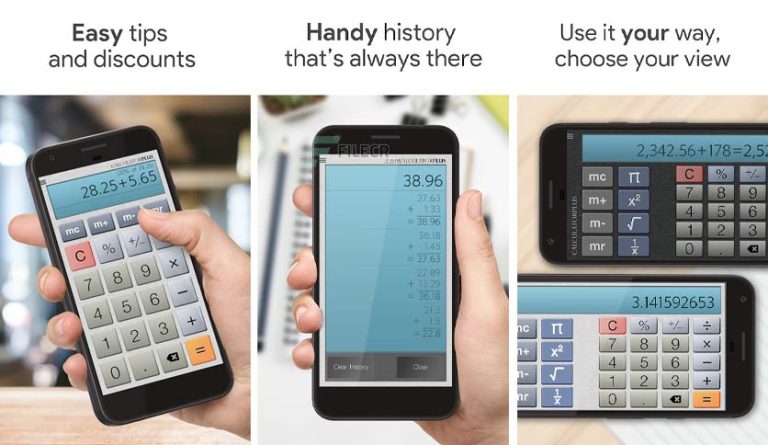 ⬇️ Gratis Calculator Plus with History 7.1.1 Pro.apk (24.56 MB)