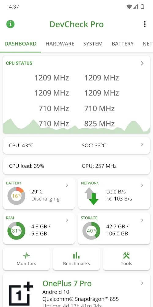 ⬇️ Download DevCheck Hardware v5.16 mod.apk (9.64 MB)