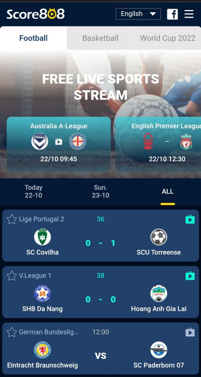 ✅ Download Score808 Siaran Semua Pertandingan Sepak Bola Terbaru.apk (3.22 MB)