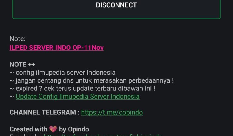 Update Terbaru!! V2RAY ILMUPEDIA TSEL  SUMATRA cocok jg buat yg lain.hc Hari Ini