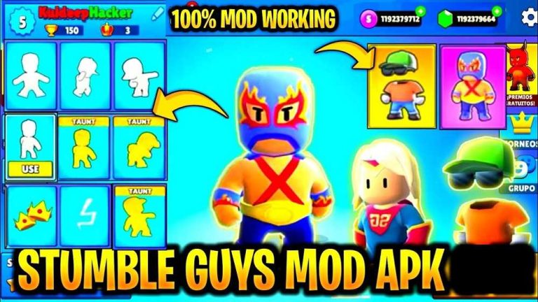 ⬇️ Download Stumble Guys Mod Apk V0.77.6  Menu  Unlocked All Skin  Gratis 2024.apk (1.09 MB)