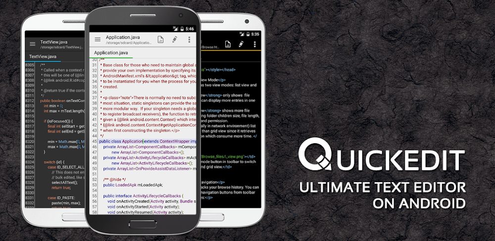 QuickEdit Text Editor Pro 1.11.5b230 Pro Extra.apk