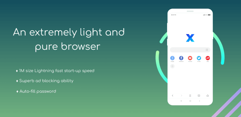 ⬇️ Gratis XBrowser v5.0.0 b901  Mod .apk (1.8 MB)