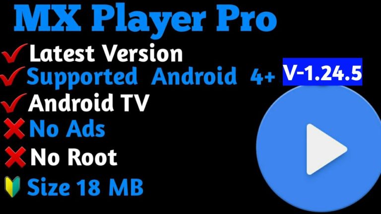 🤖 Gratis MX Player Pro-v1.86.0 Mod-armeabi-v7a-Sasa.apk (32.84 MB)