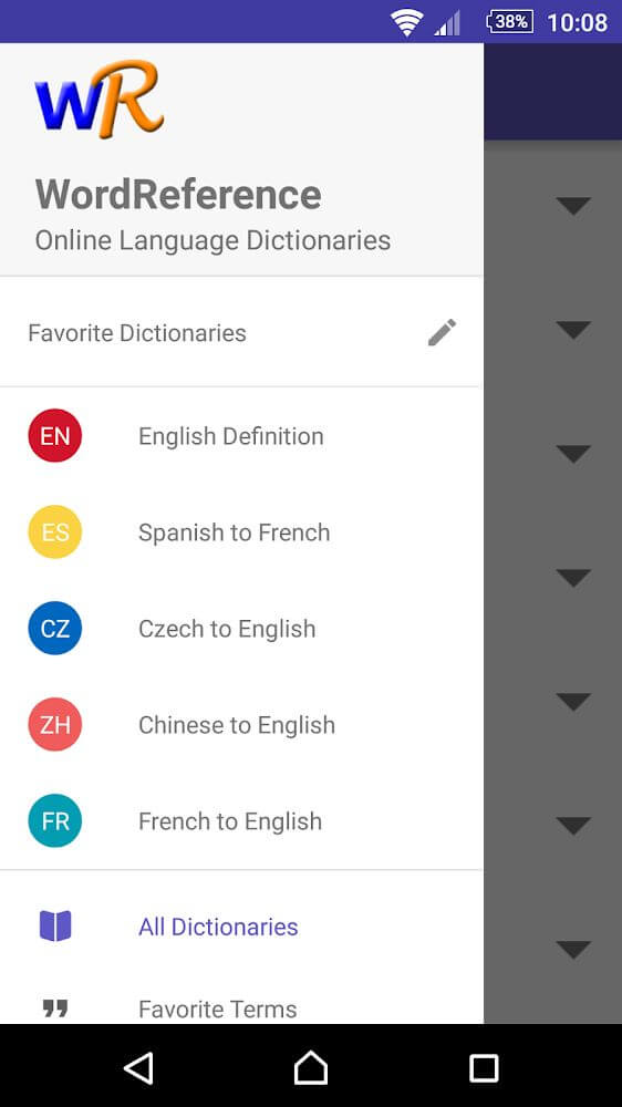 WordReference com dictionaries 4.0.84 Premium.apk